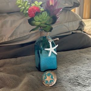 Western Turquoise Star Adjustable ring